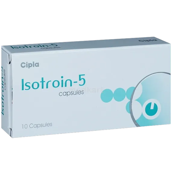 isotroin 5mg capsule 10's